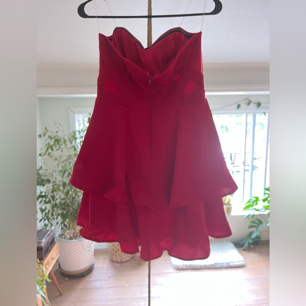 Strapless Red Mini - image 5